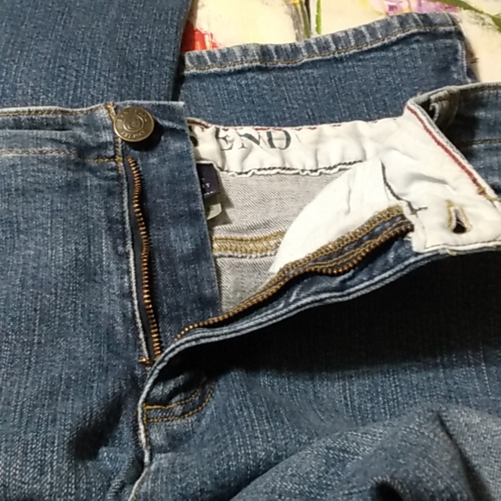 Lands End Classic Boot Five Pocket Jeans - Picture 12 of 12